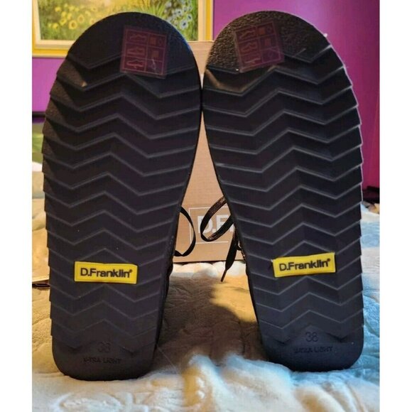 D.Franklin Snow Boots Size EU 38 / US 7 Napatec Plush Black Faux Fur Lined NIB - Picture 7 of 8